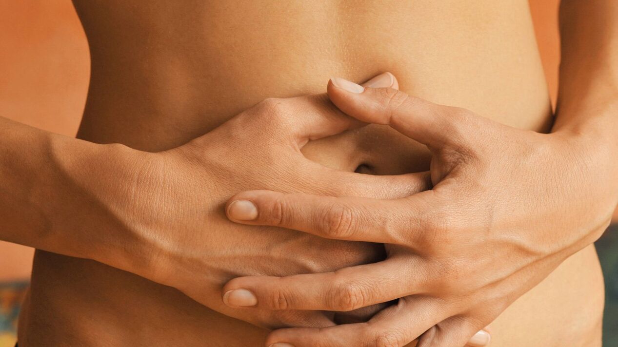 Parasit yang hidup di usus menyebabkan rasa sakit dan berat di perut